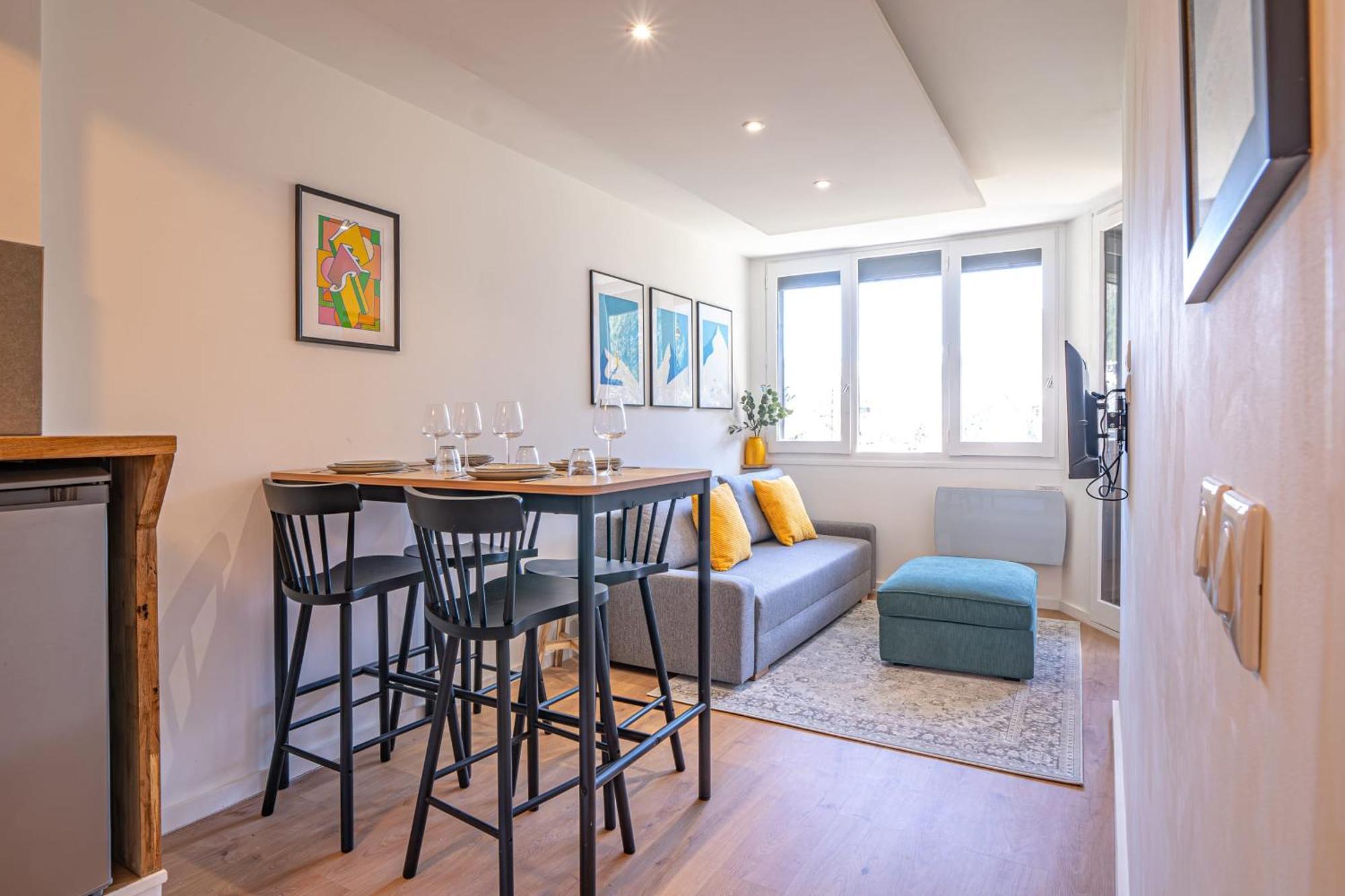 Chamois Blanc Rosieres- Bright 1 Bed With Amazing Views